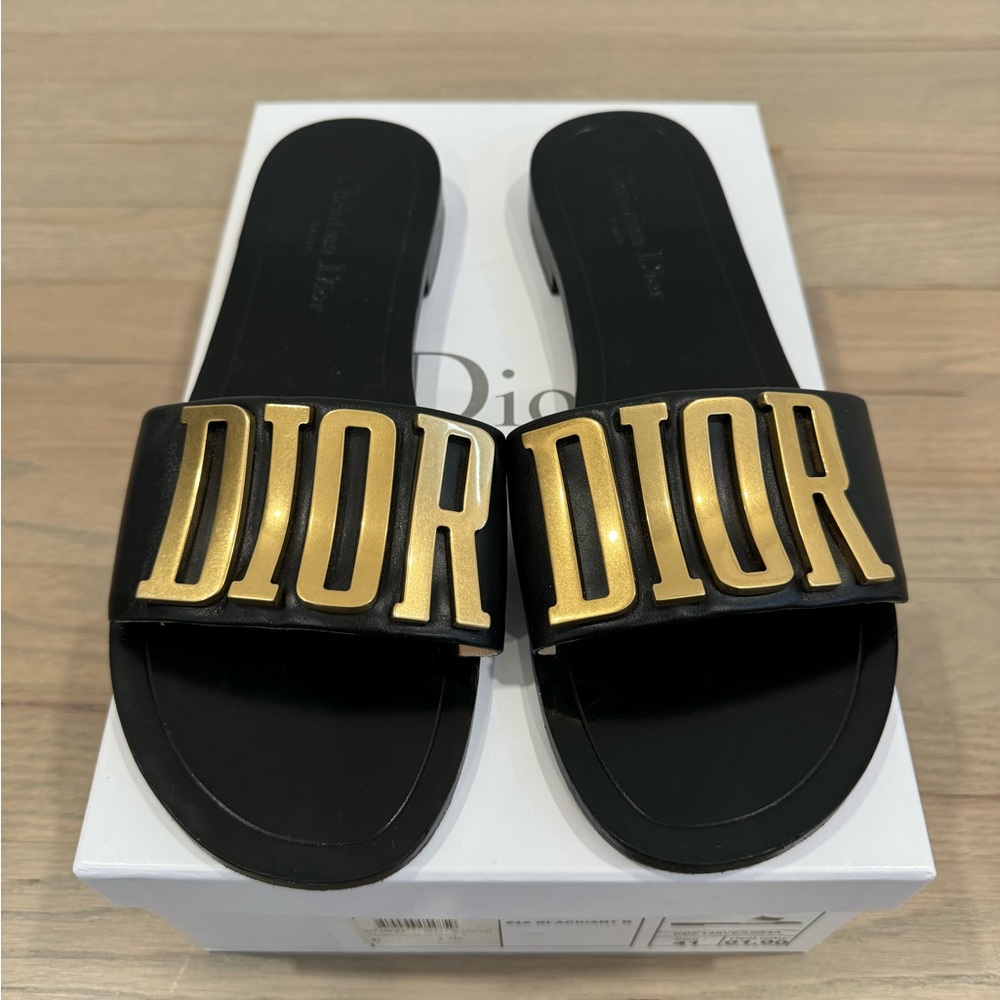 Dior Black Evolution Flats Size 41